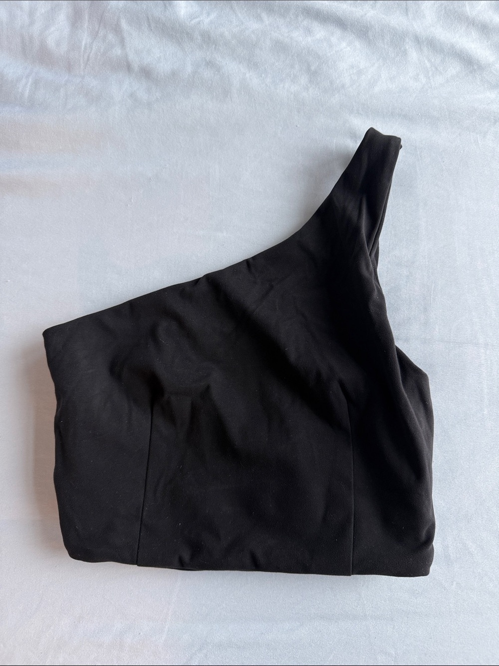 Alphalete One-Shoulder Black Women's Vale Bra